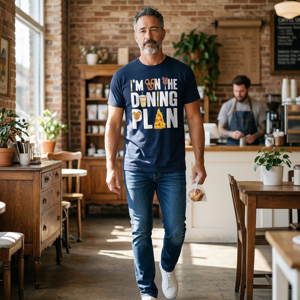 Disney Parks “I’m On The Dining Plan” Graphic Tee | Mickey Food Shirt | Unisex